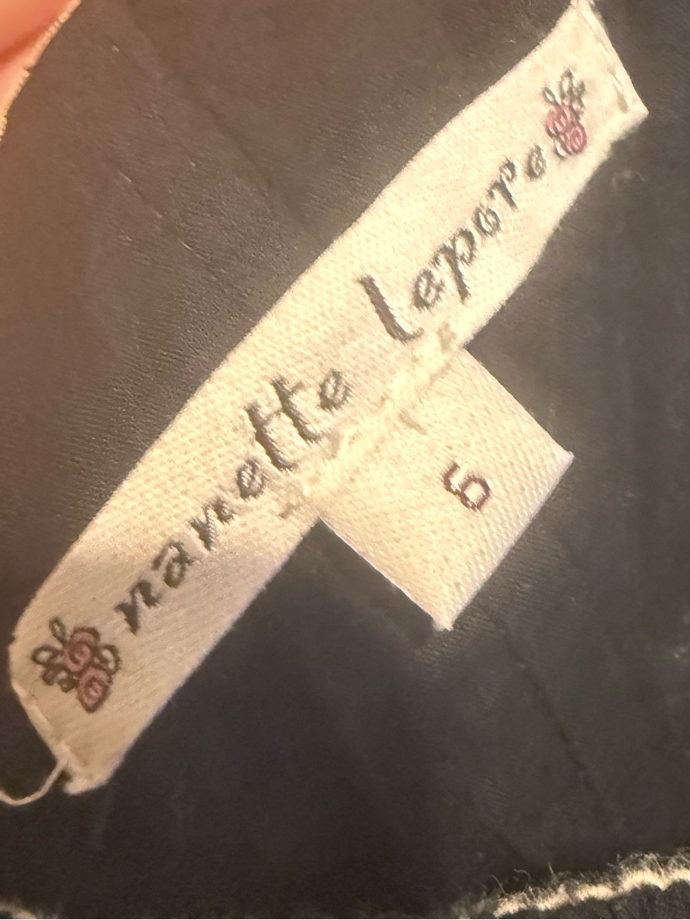 Nanette Lepore Black & Cream Embroidered Midi Dress – Size 6 - Picture 5 of 5